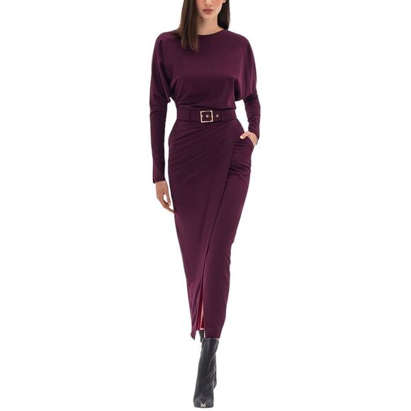 Bgl Womens  Maxi Dress, Purple - Picture 1 of 3